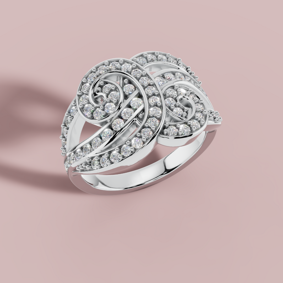 Timeless Swirls Ring