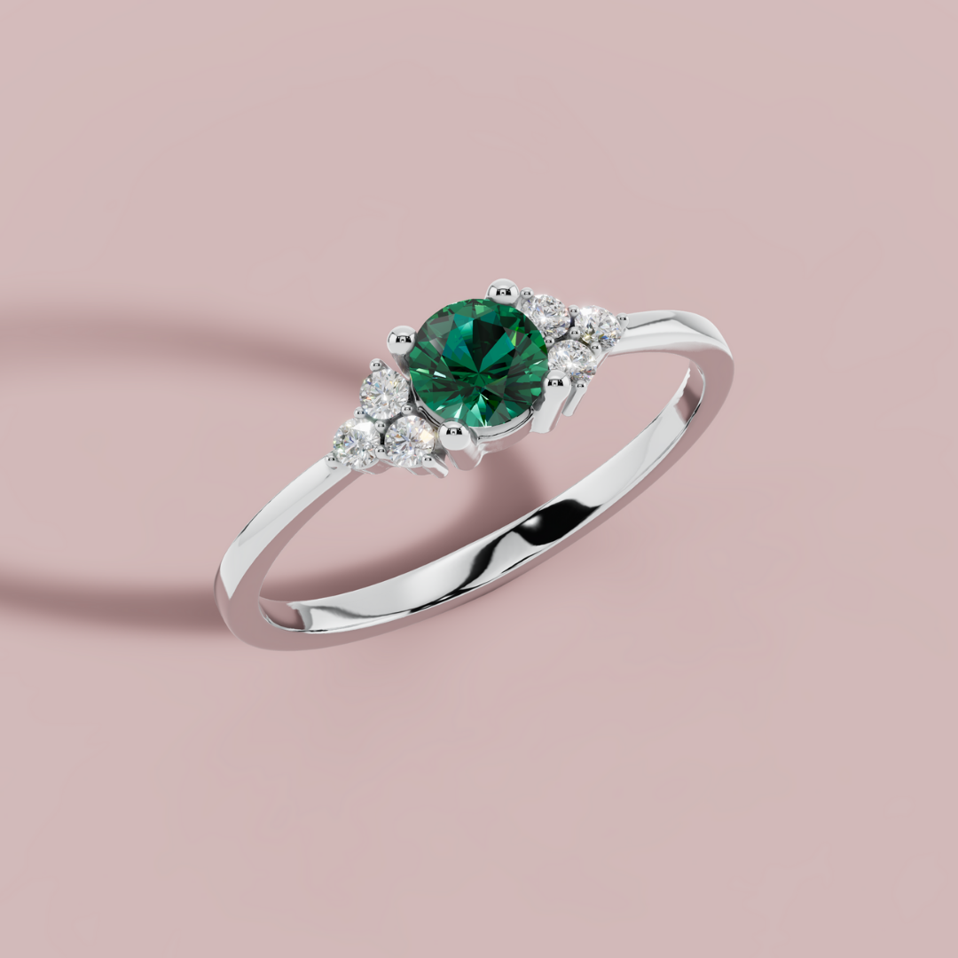 Green Prism Ring