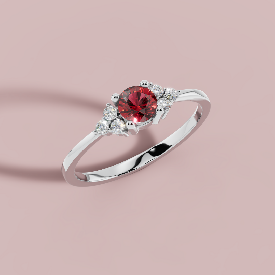 Red Prism Ring