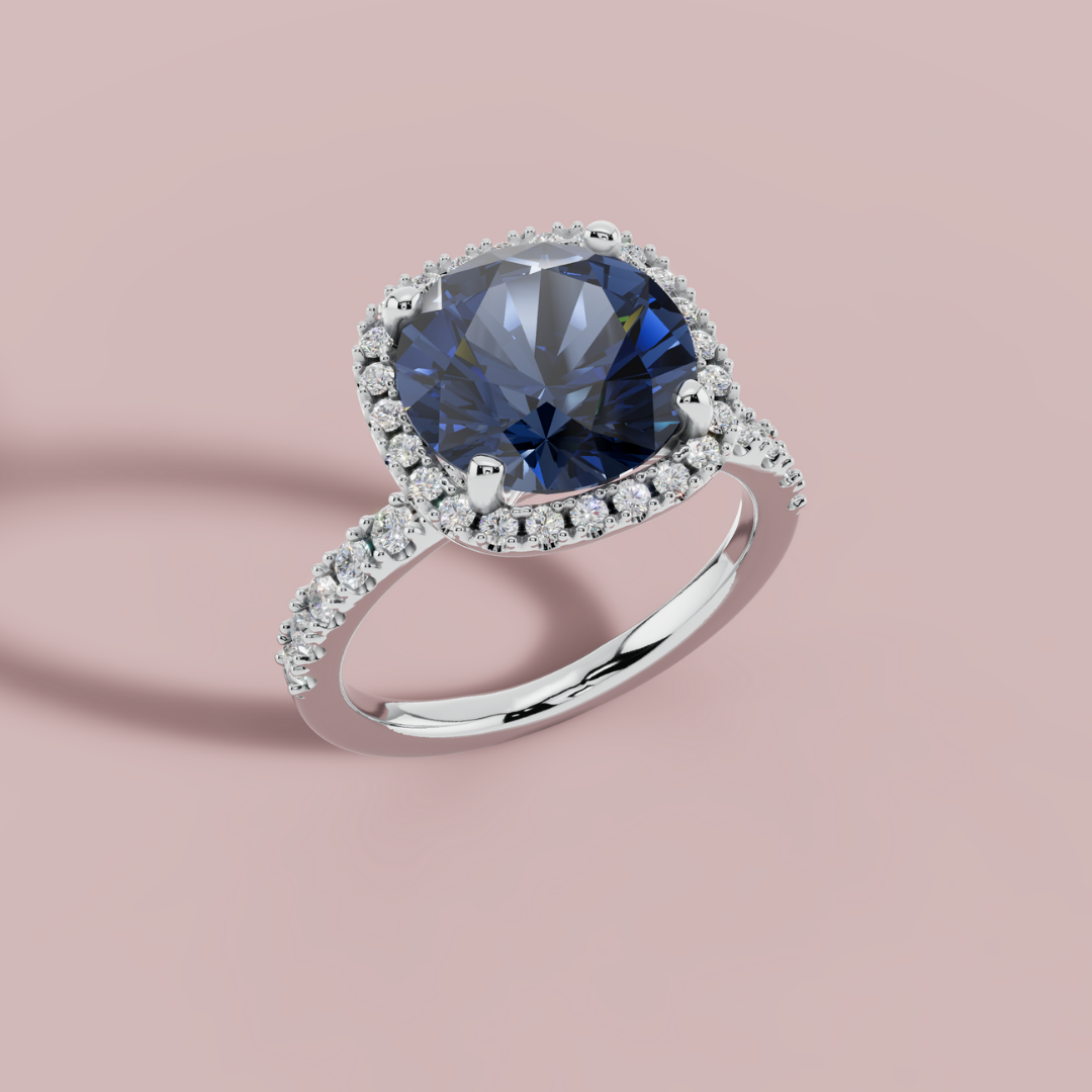 Blue Mirage Ring