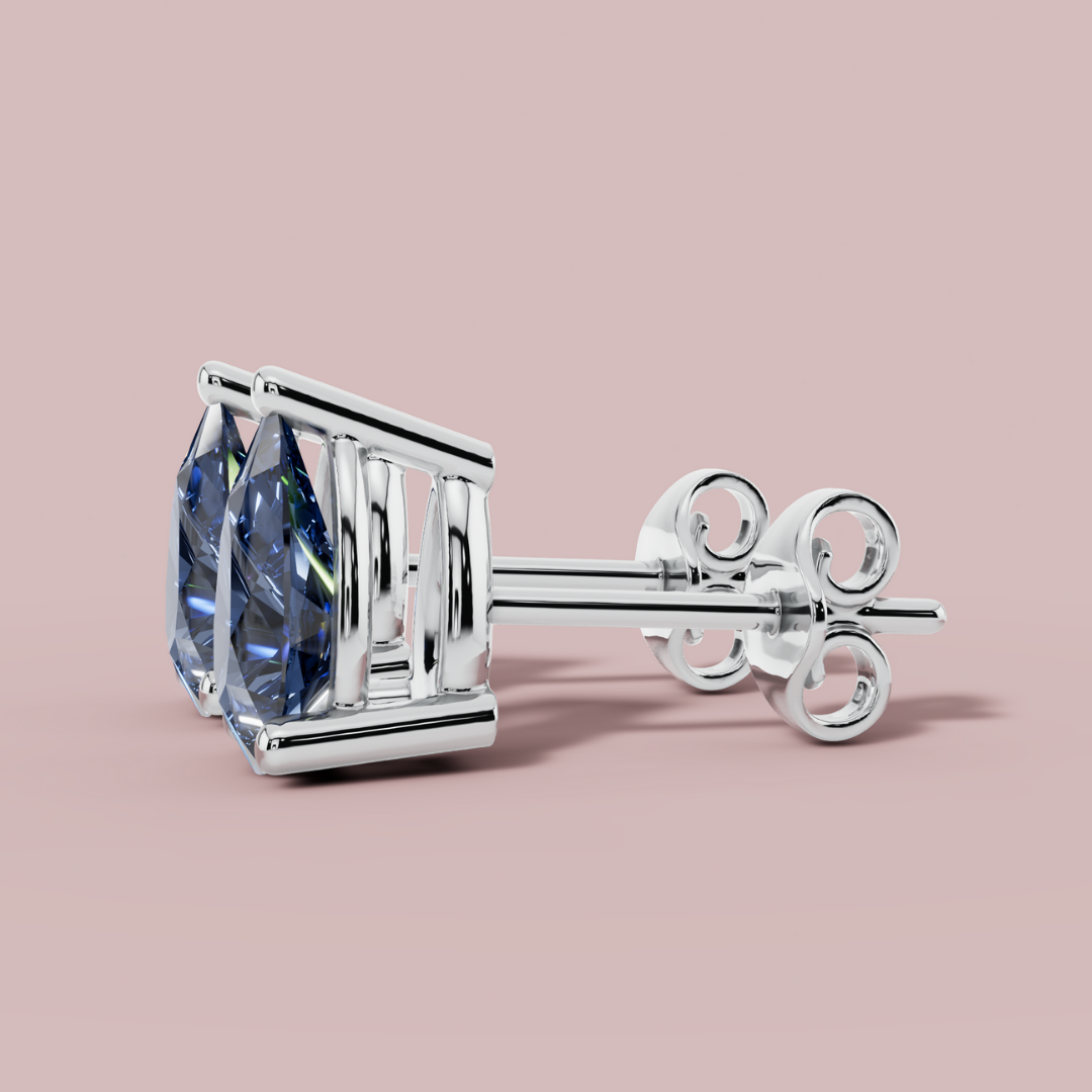 Blue luminous Stud Earrings