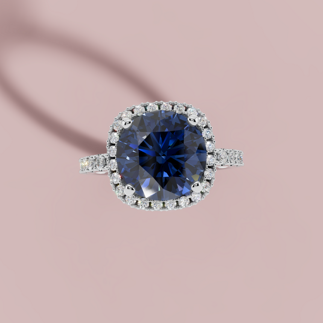 Blue Mirage Ring