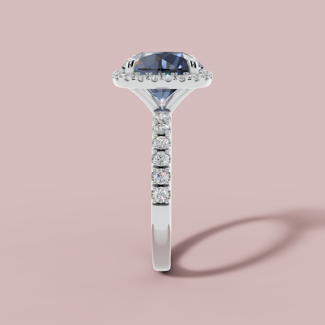 Blue Mirage Ring