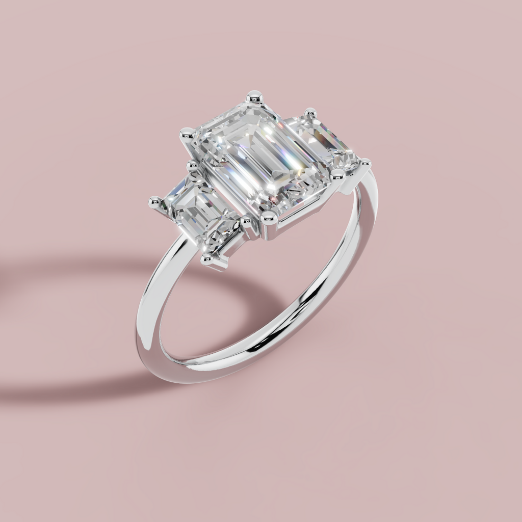 Emerald Trellis Ring