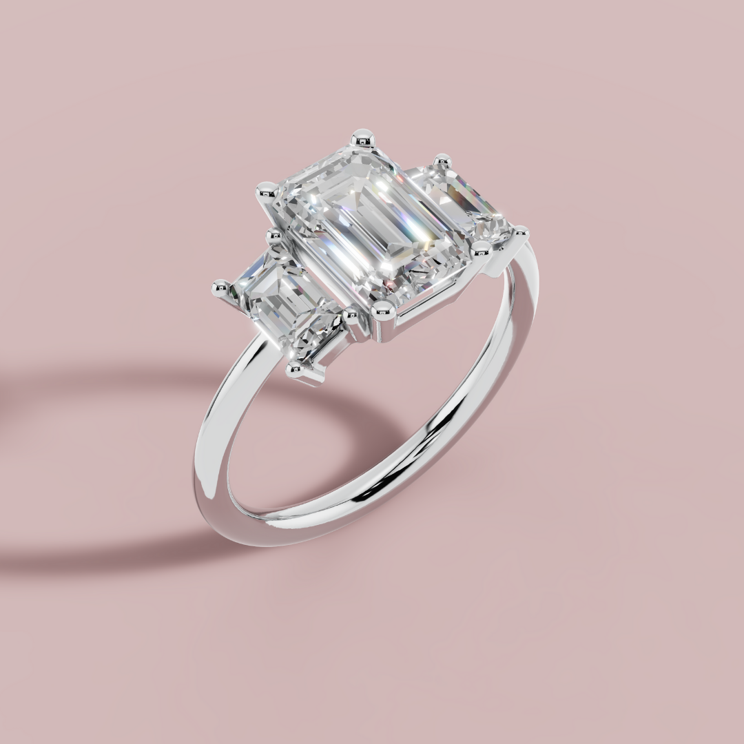 Emerald Trellis Ring