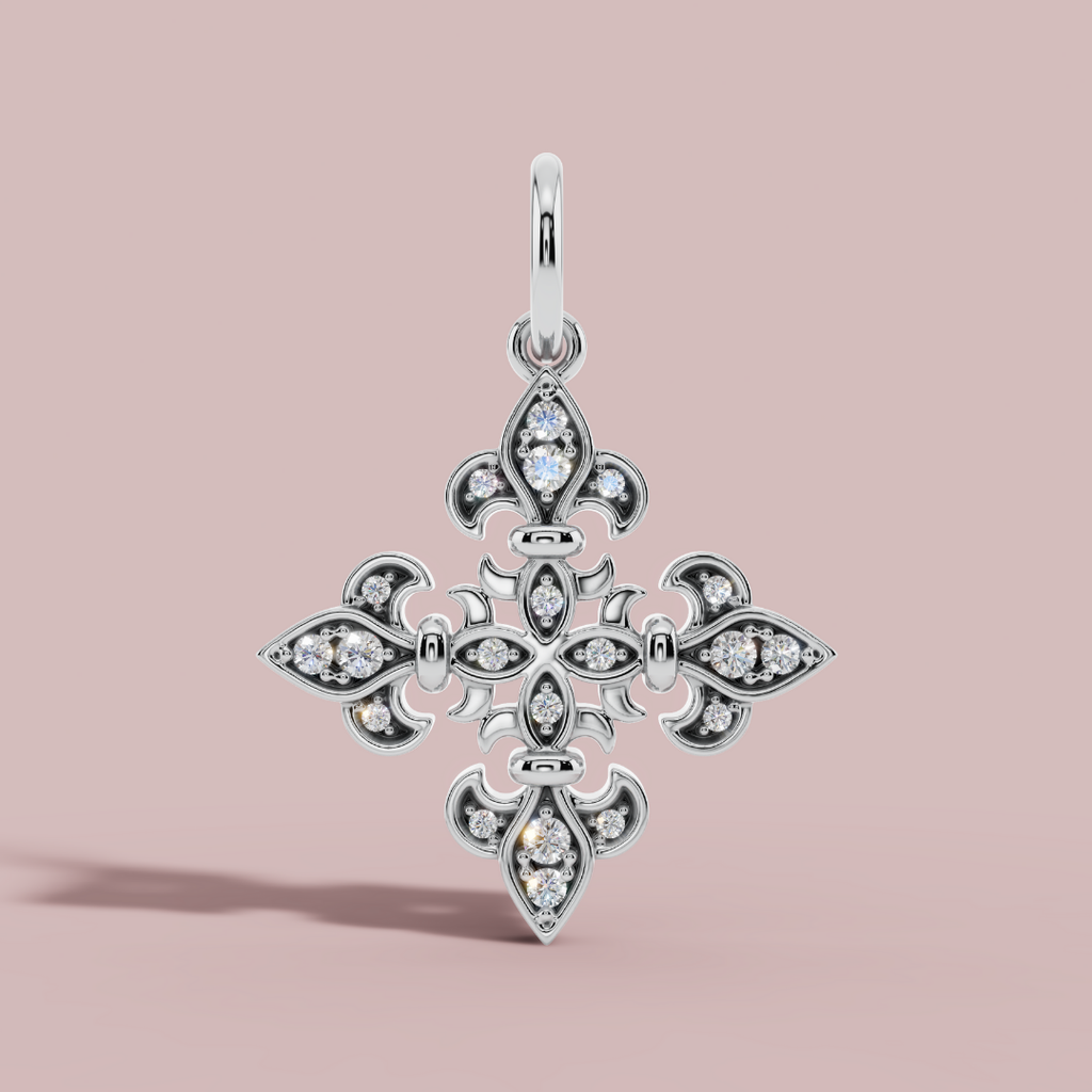 The Rhomboid Designer Charm Necklace
