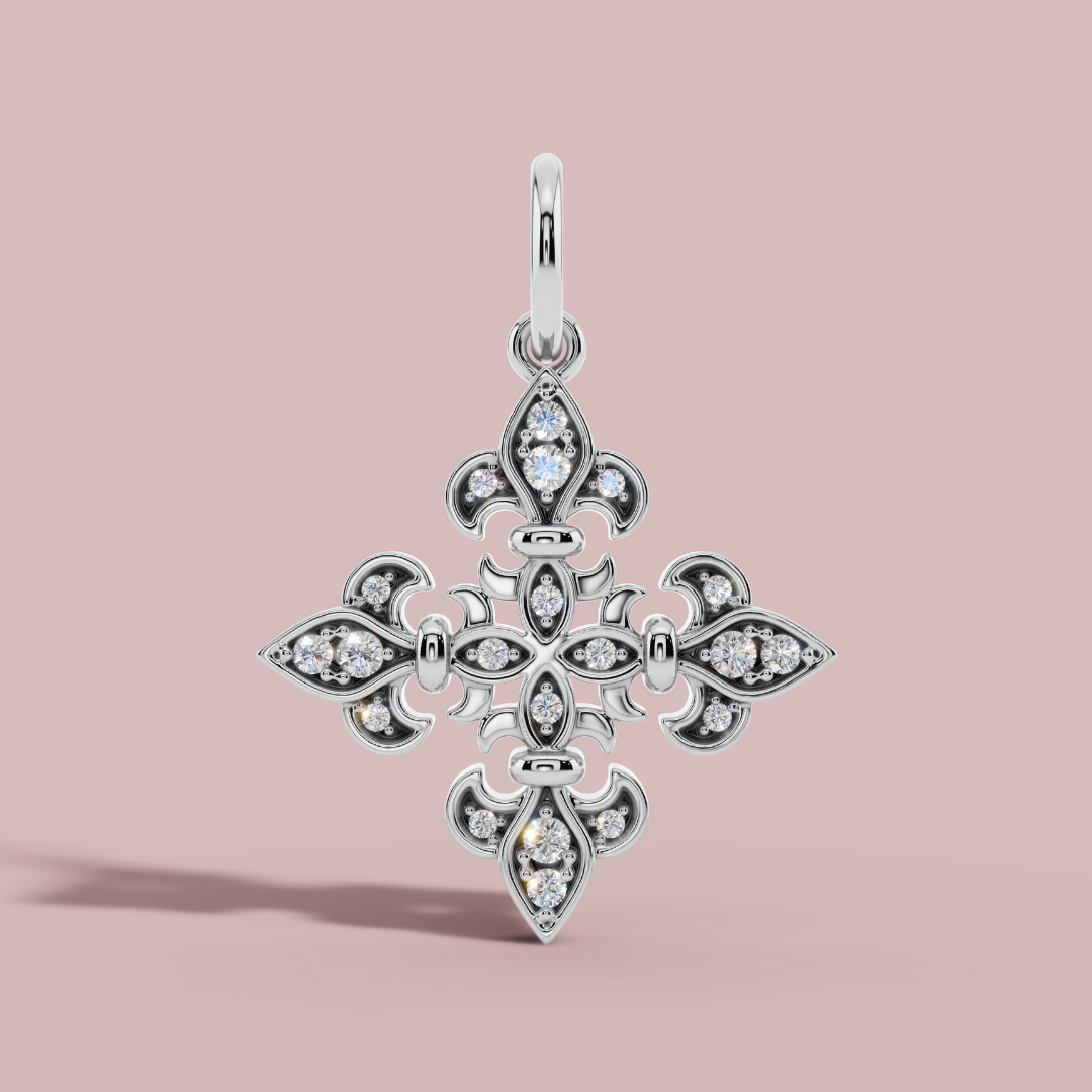 The Rhomboid Designer Charm Necklace