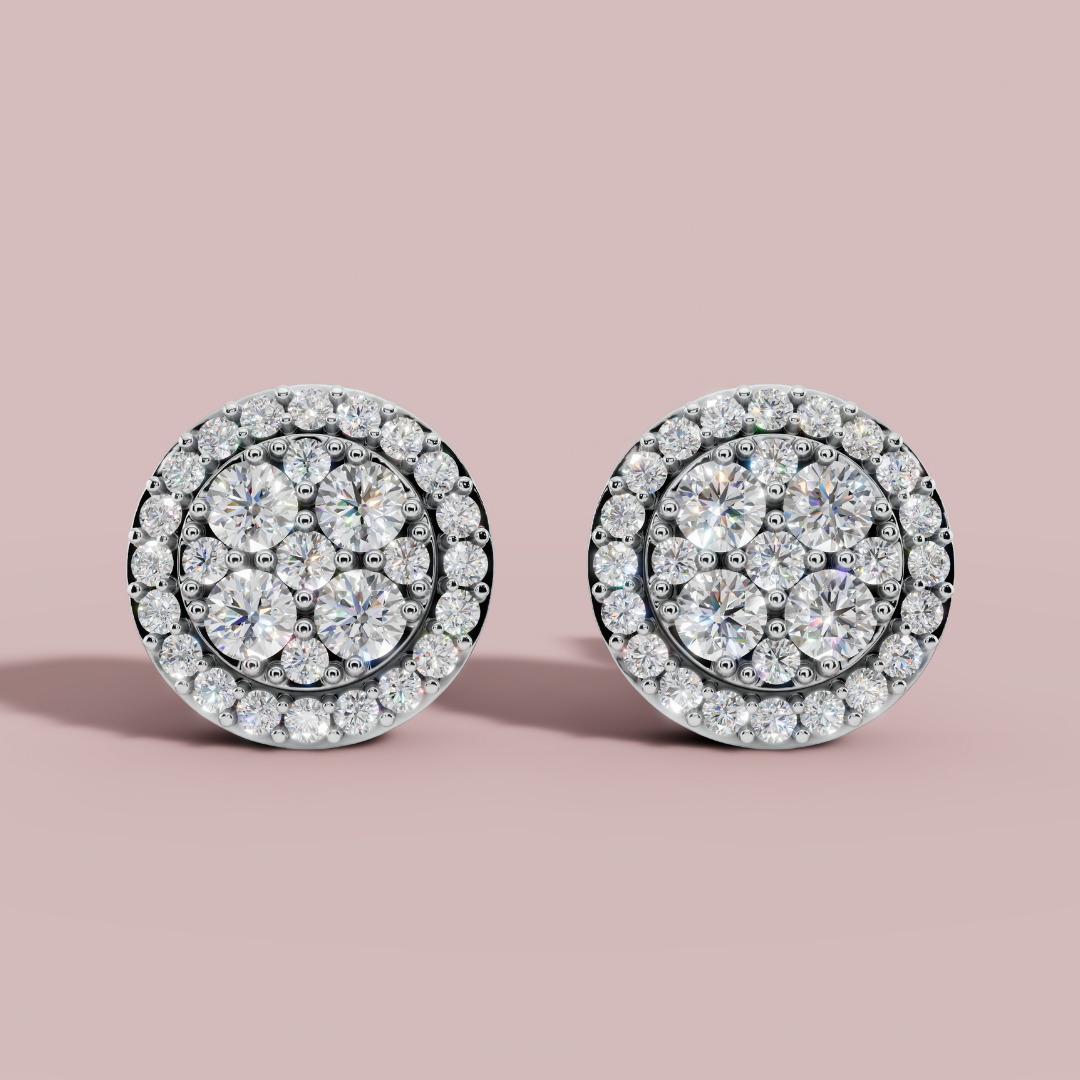 Halo Lumina Stud Earrings