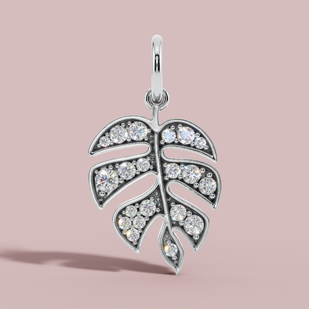 The Monstera Leaf Charm Necklace