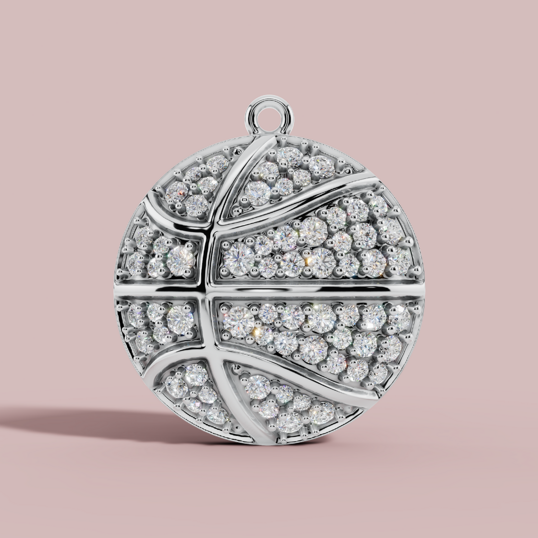 The Basketball Charm Necklace