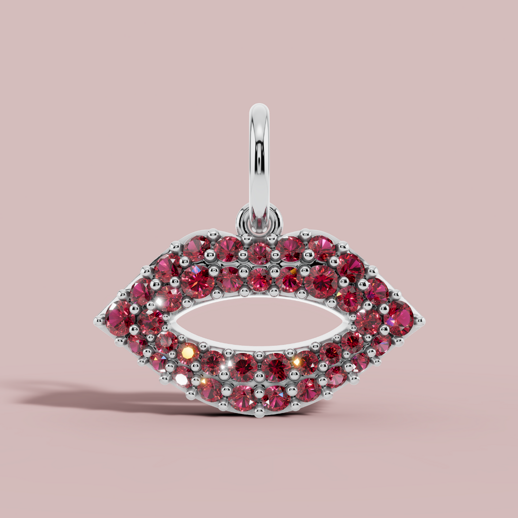 The Lips Charm Necklace