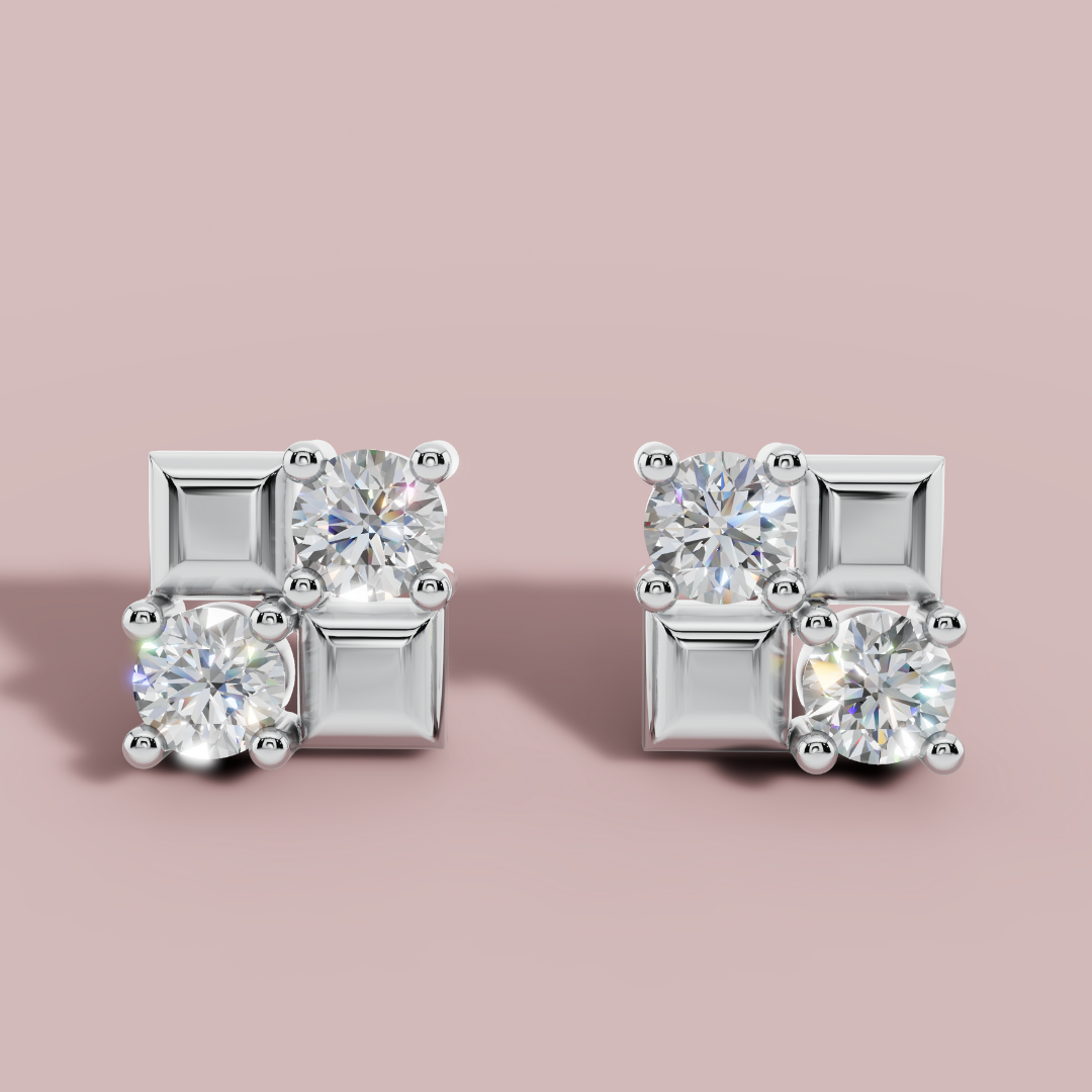 Quadra Chic Stud Earrings