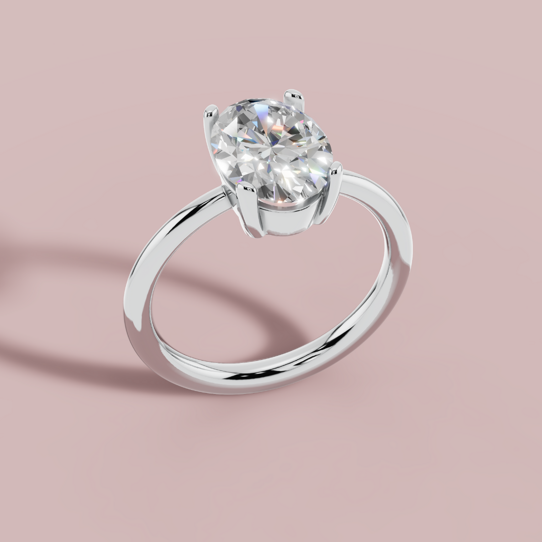 Elegant Oval Brilliance Ring