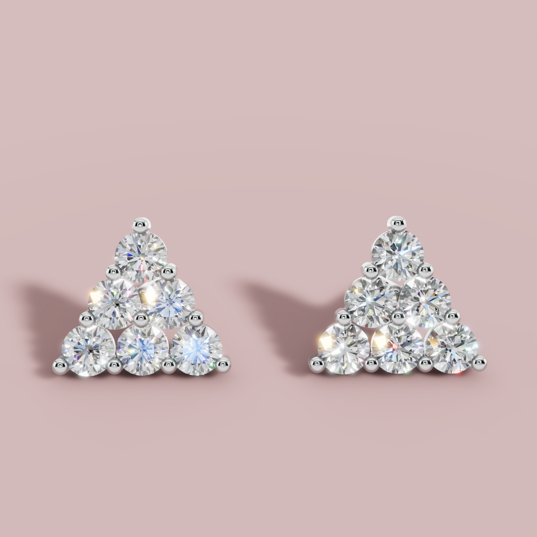 Trium Stud Earrings