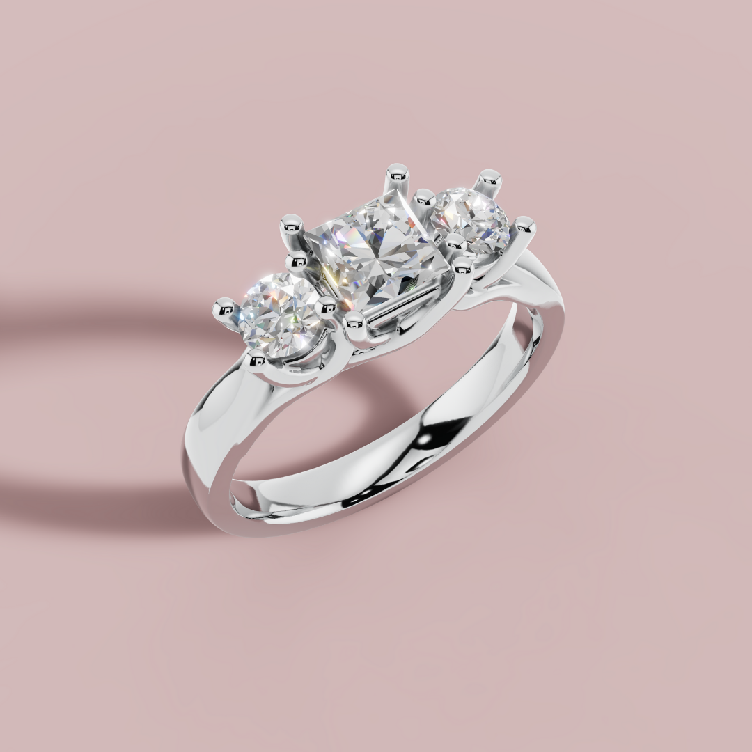 Sparkling Trellis Ring