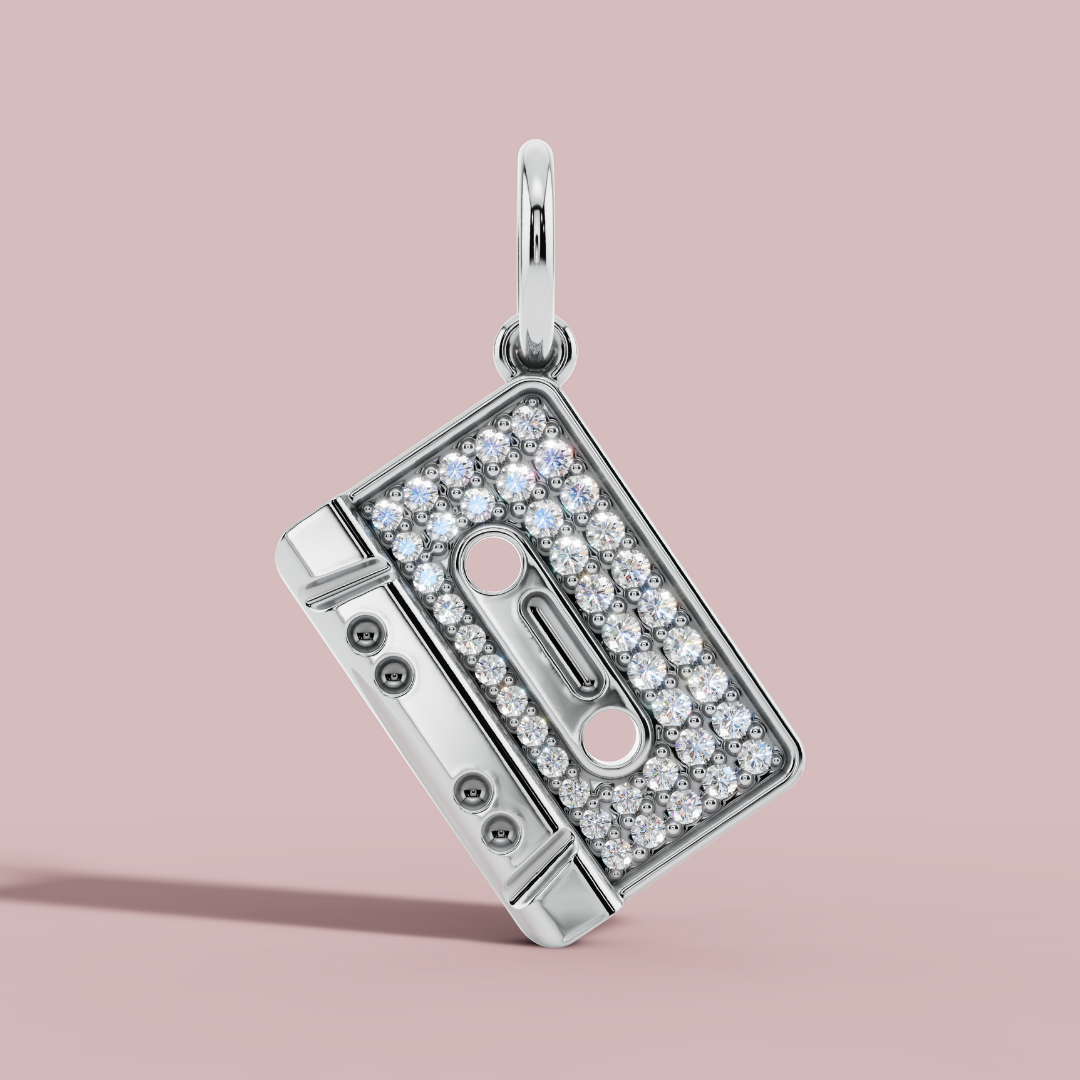 The Casette Charm Necklace