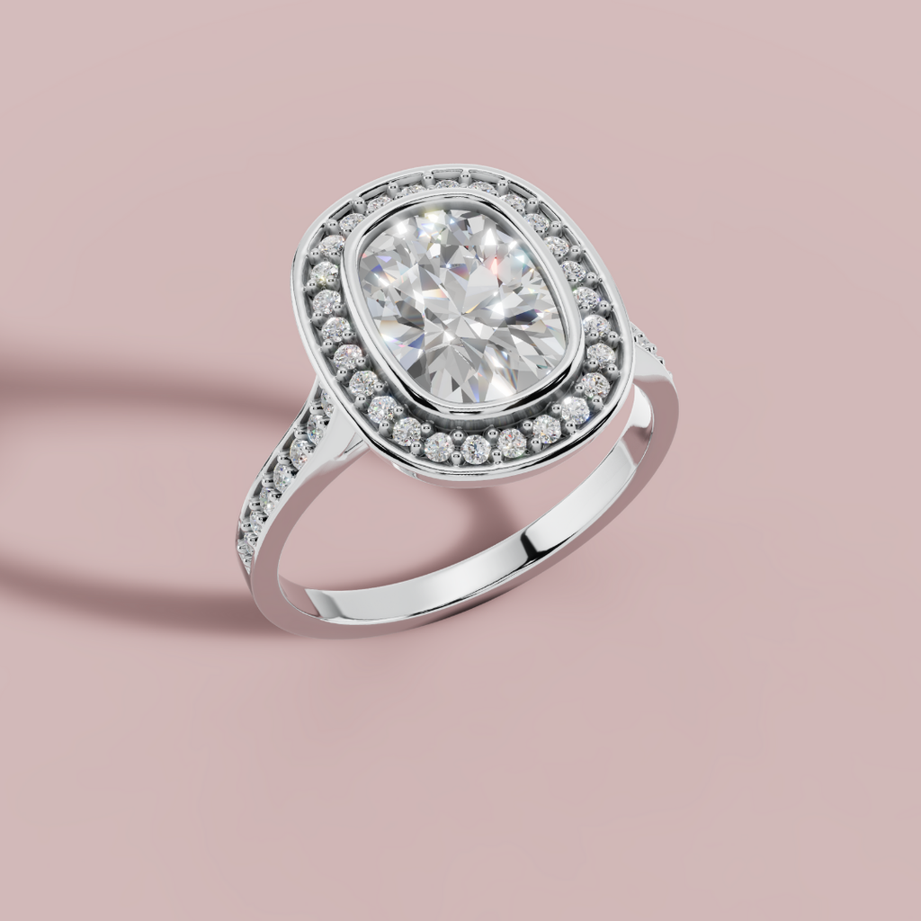Cushion Radiance Ring