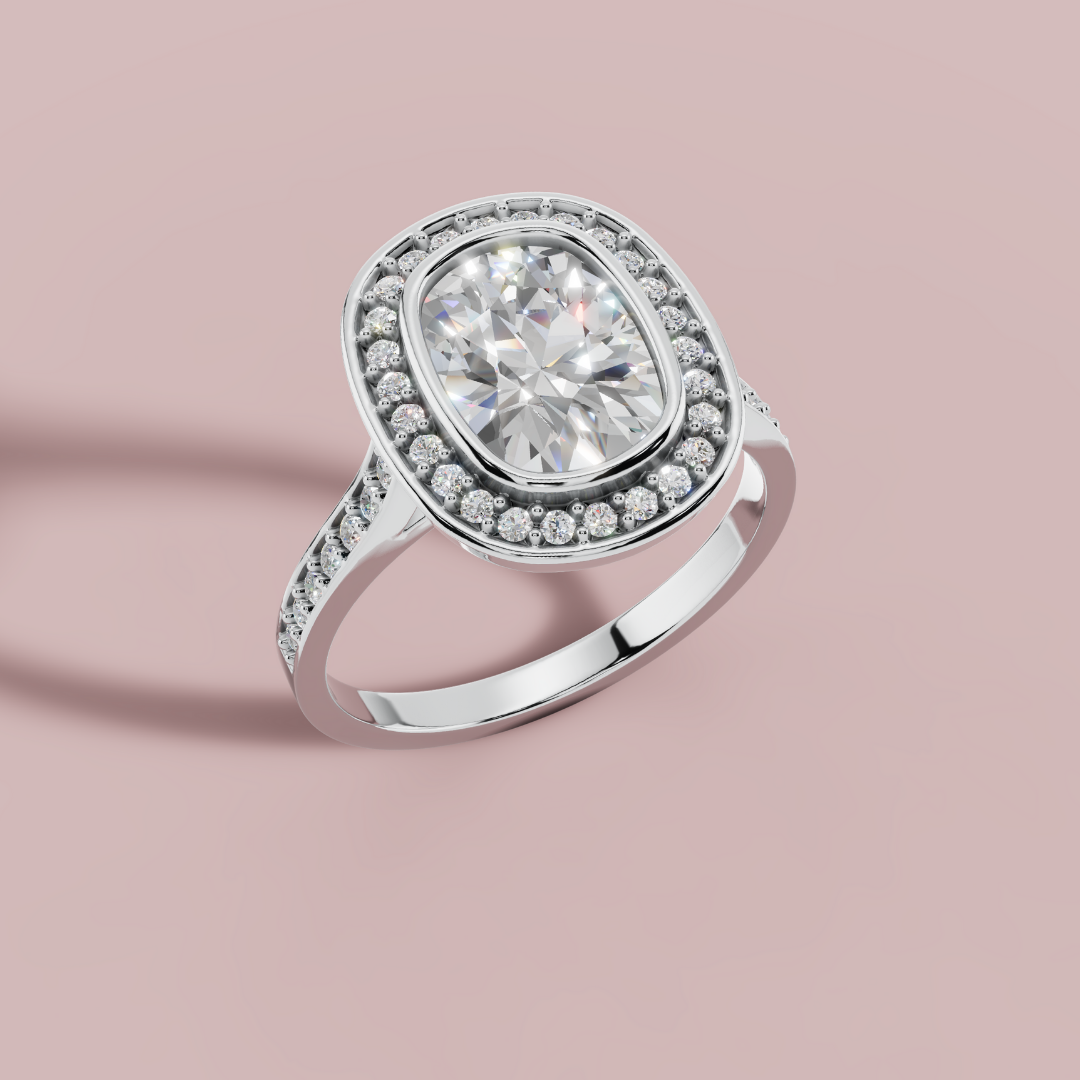 Cushion Radiance Ring