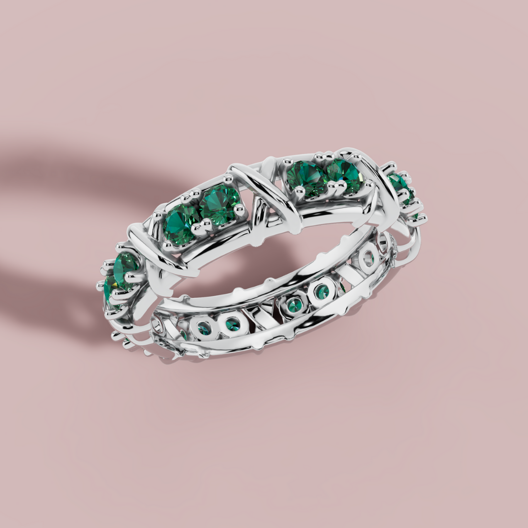 Camello Green Ring