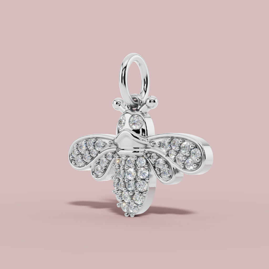 The Honey Bee Charm Necklace