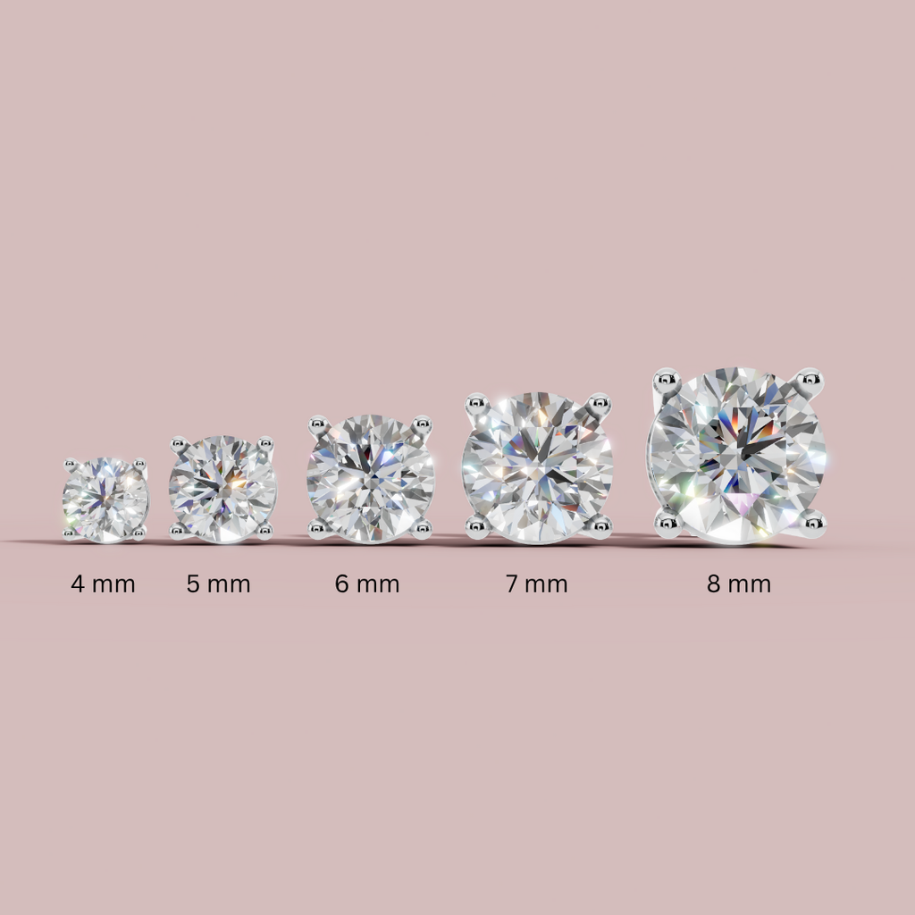 Forever Solitaire Stud Earrings