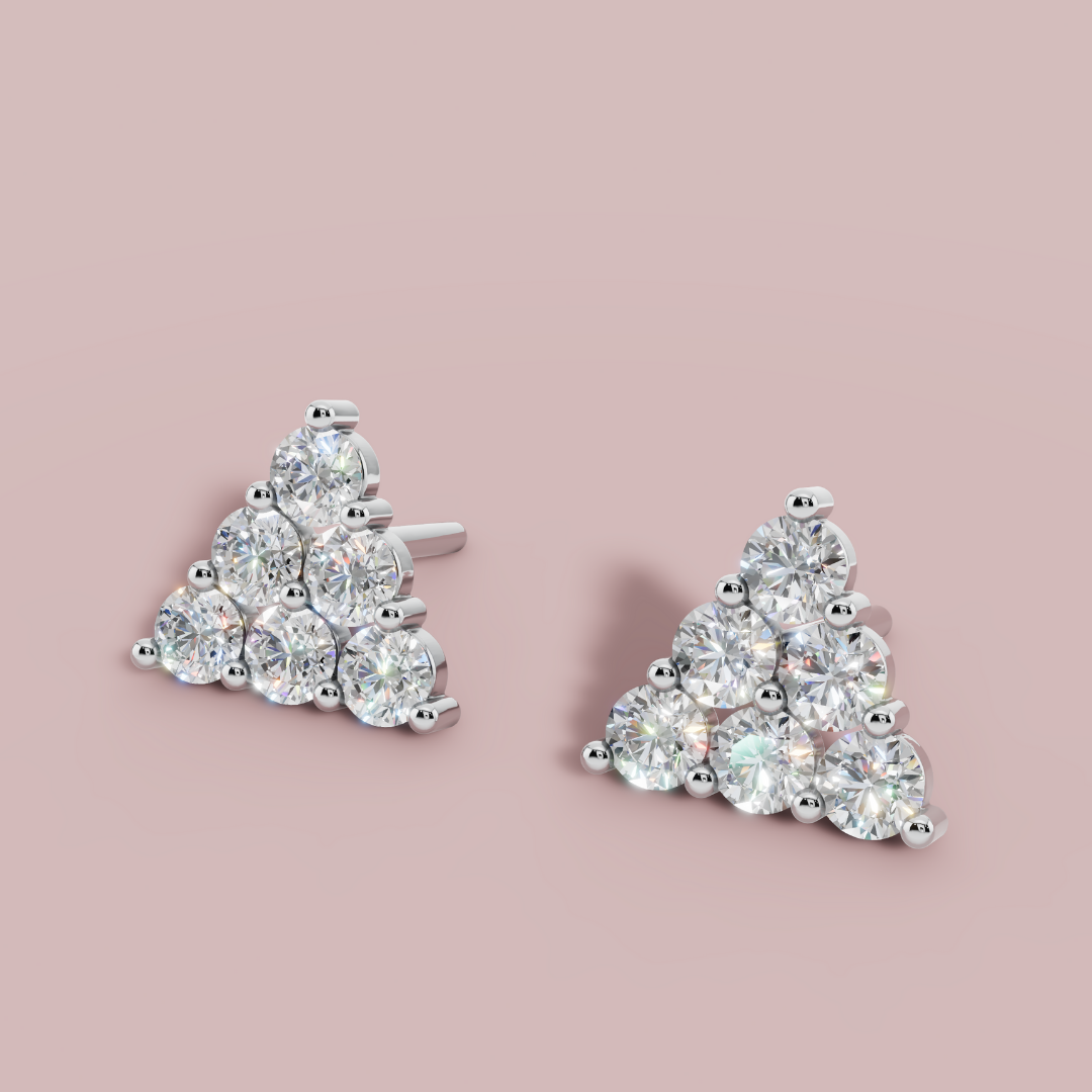 Trium Stud Earrings