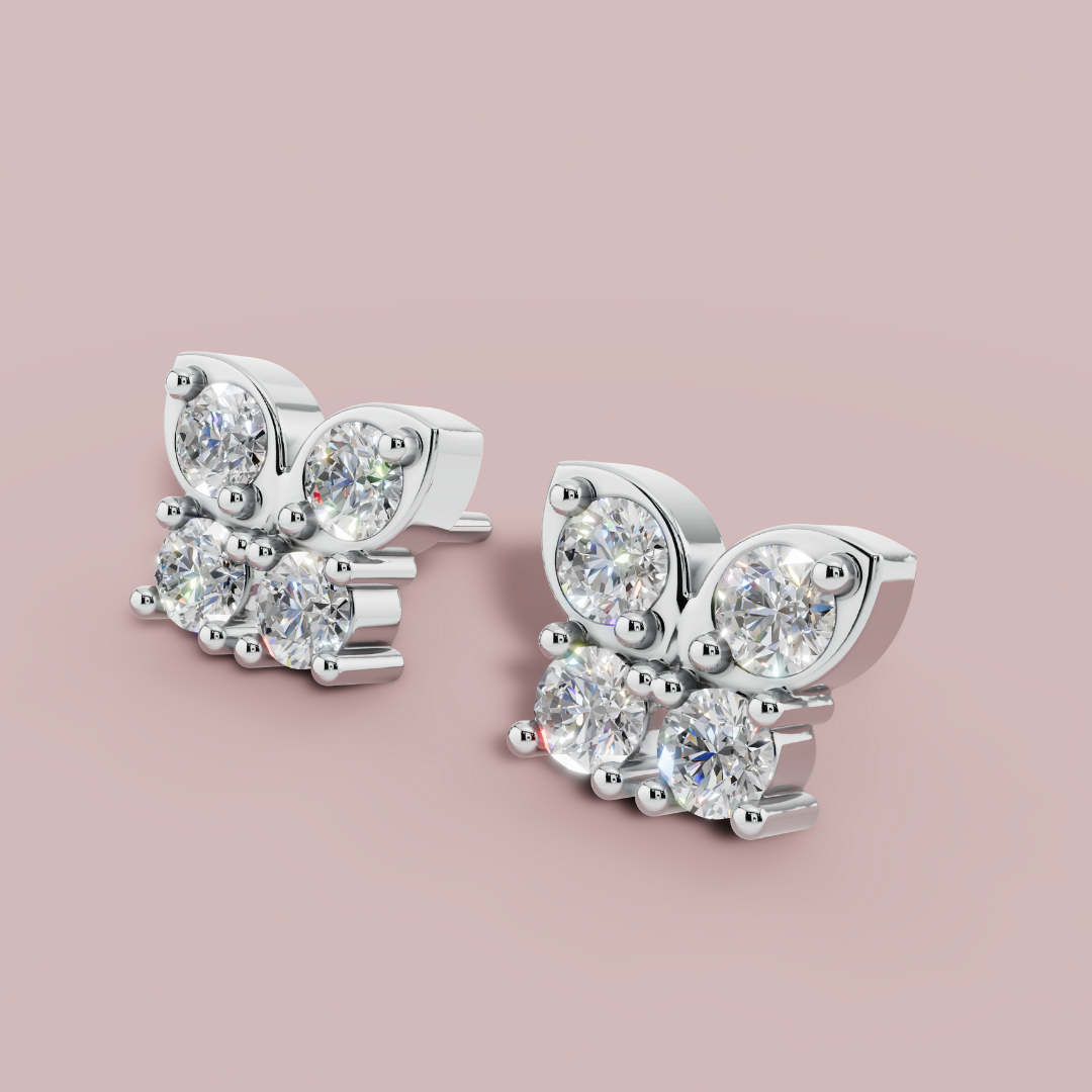 Luminis Butterfly Stud Earrings
