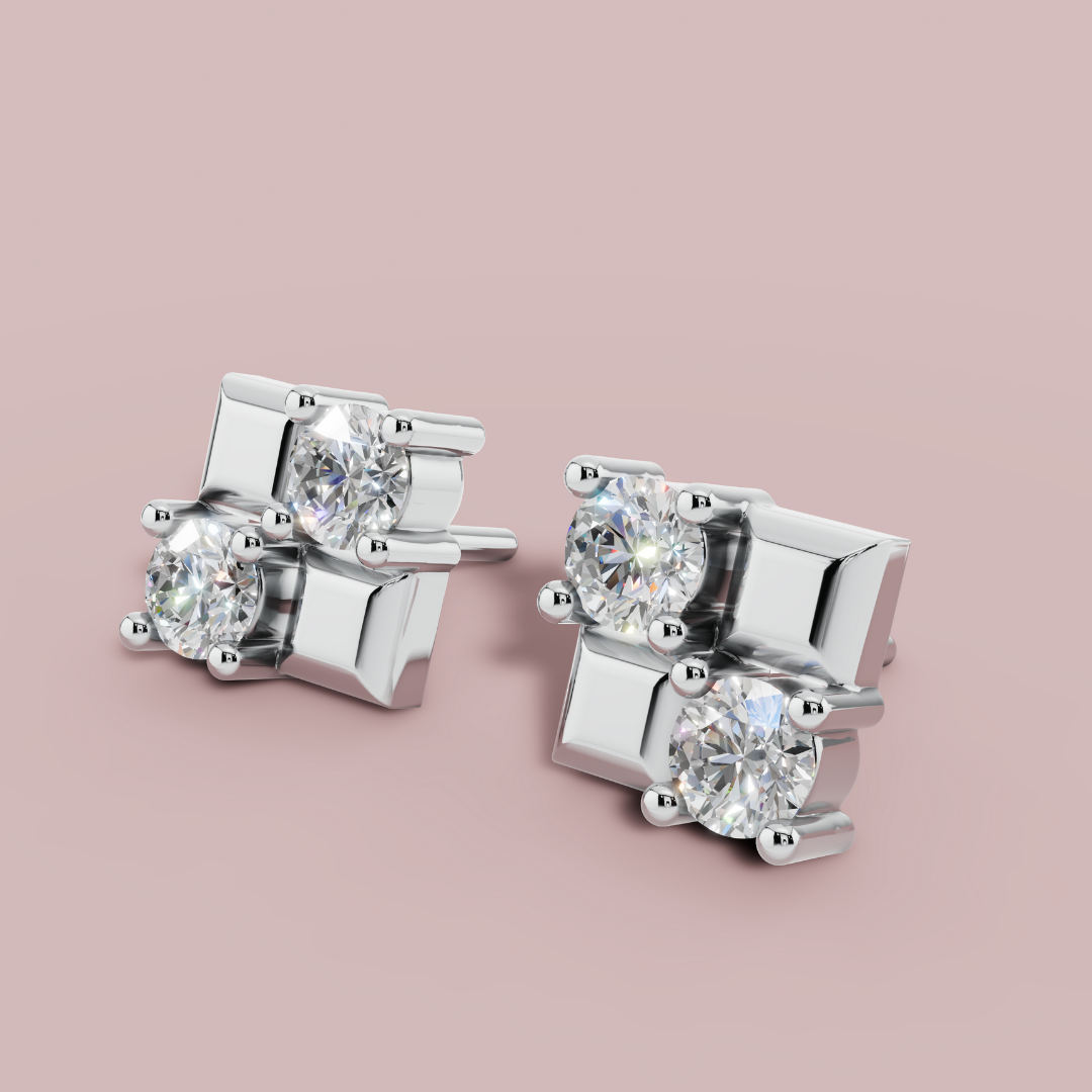 Quadra Chic Stud Earrings