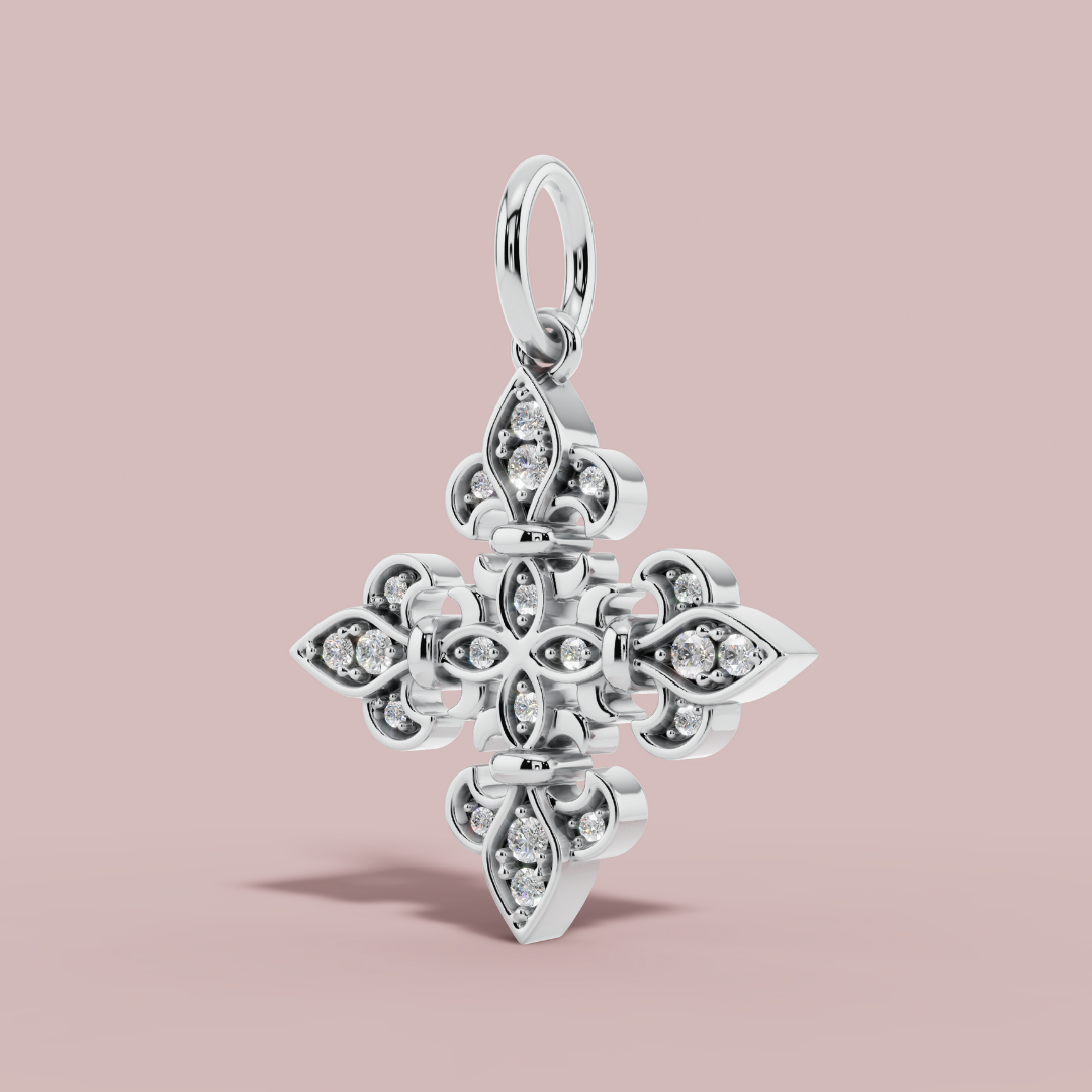 The Rhomboid Designer Charm Necklace