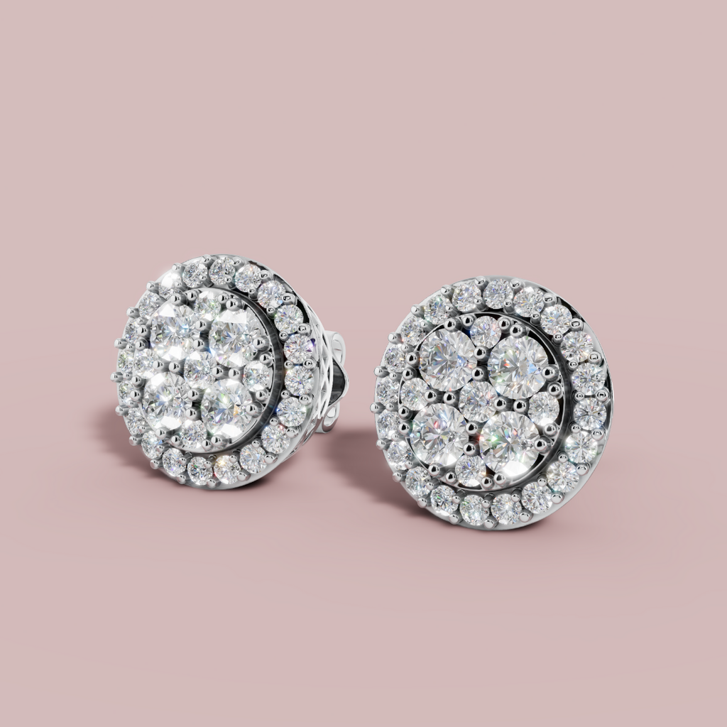 Halo Lumina Stud Earrings