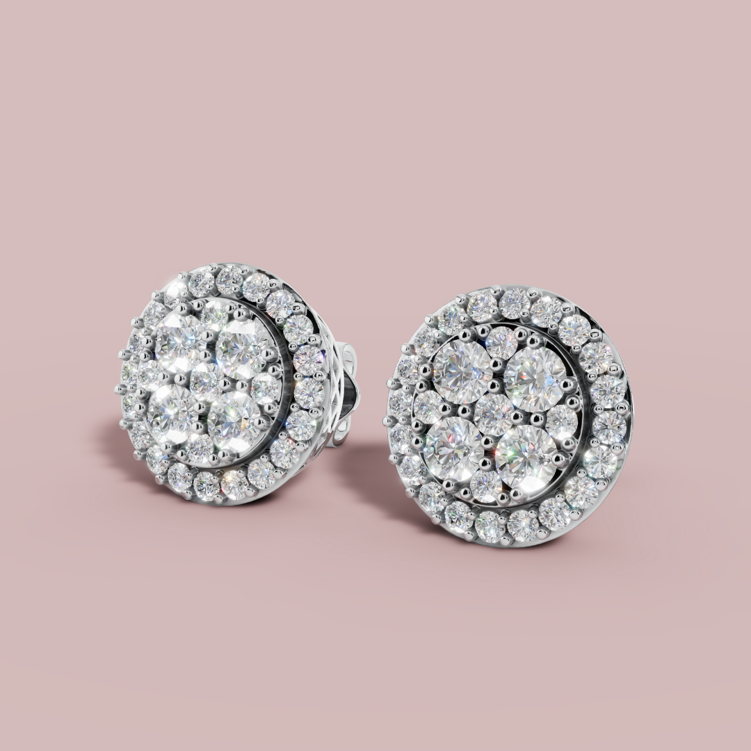 Halo Lumina Stud Earrings