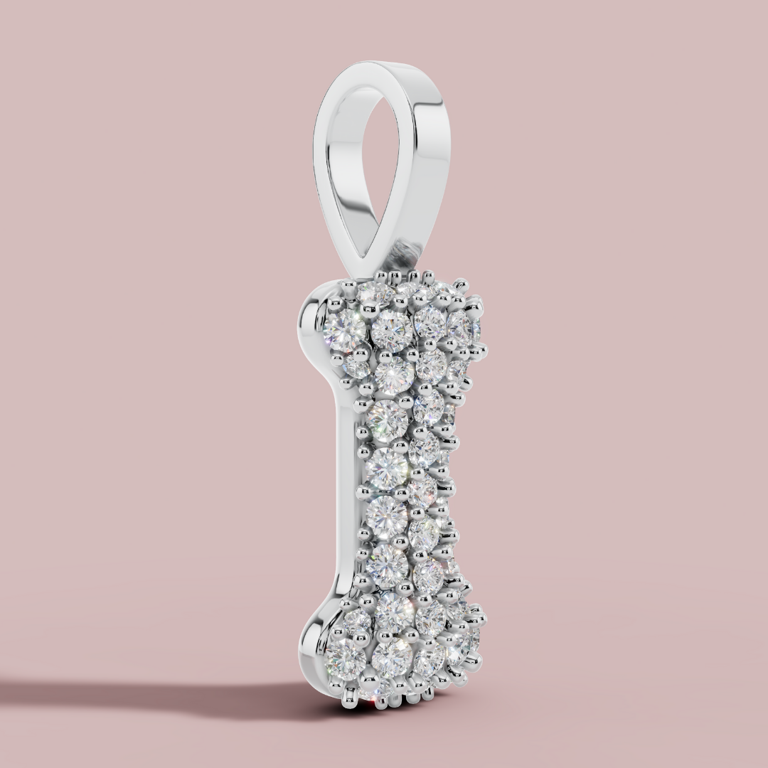 The Pave Bone Necklace