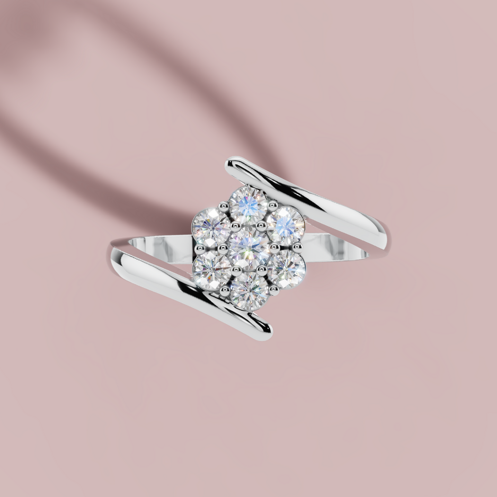 Sparkling Cluster Ring