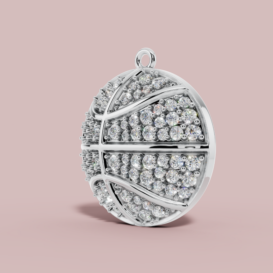 The Basketball Charm Necklace