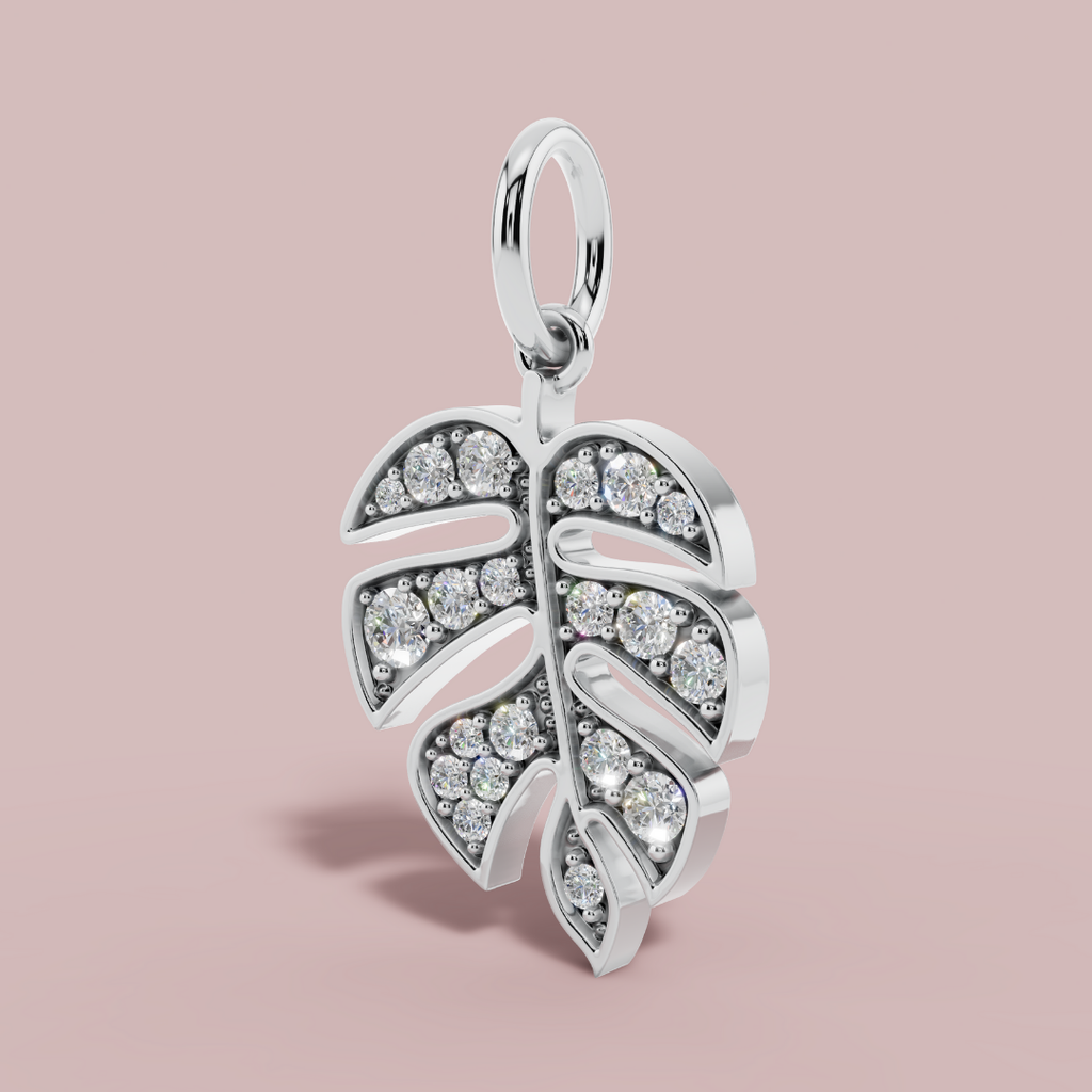 The Monstera Leaf Charm Necklace