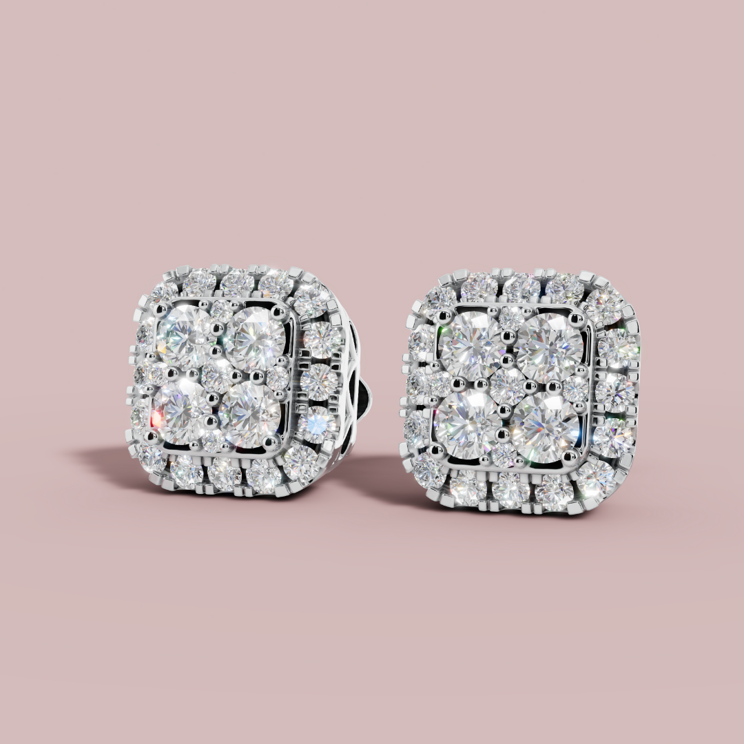 Lustra Duo Stud Earrings