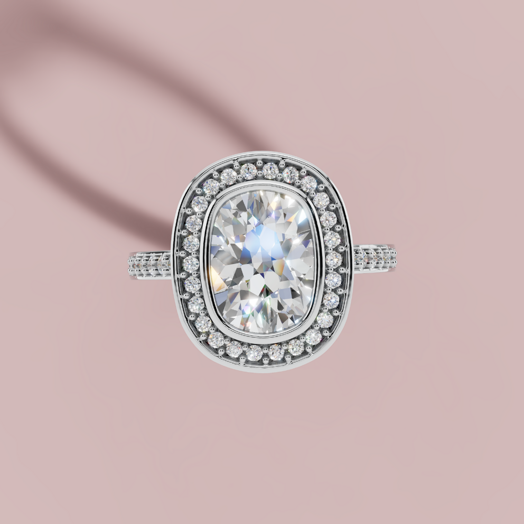 Cushion Radiance Ring