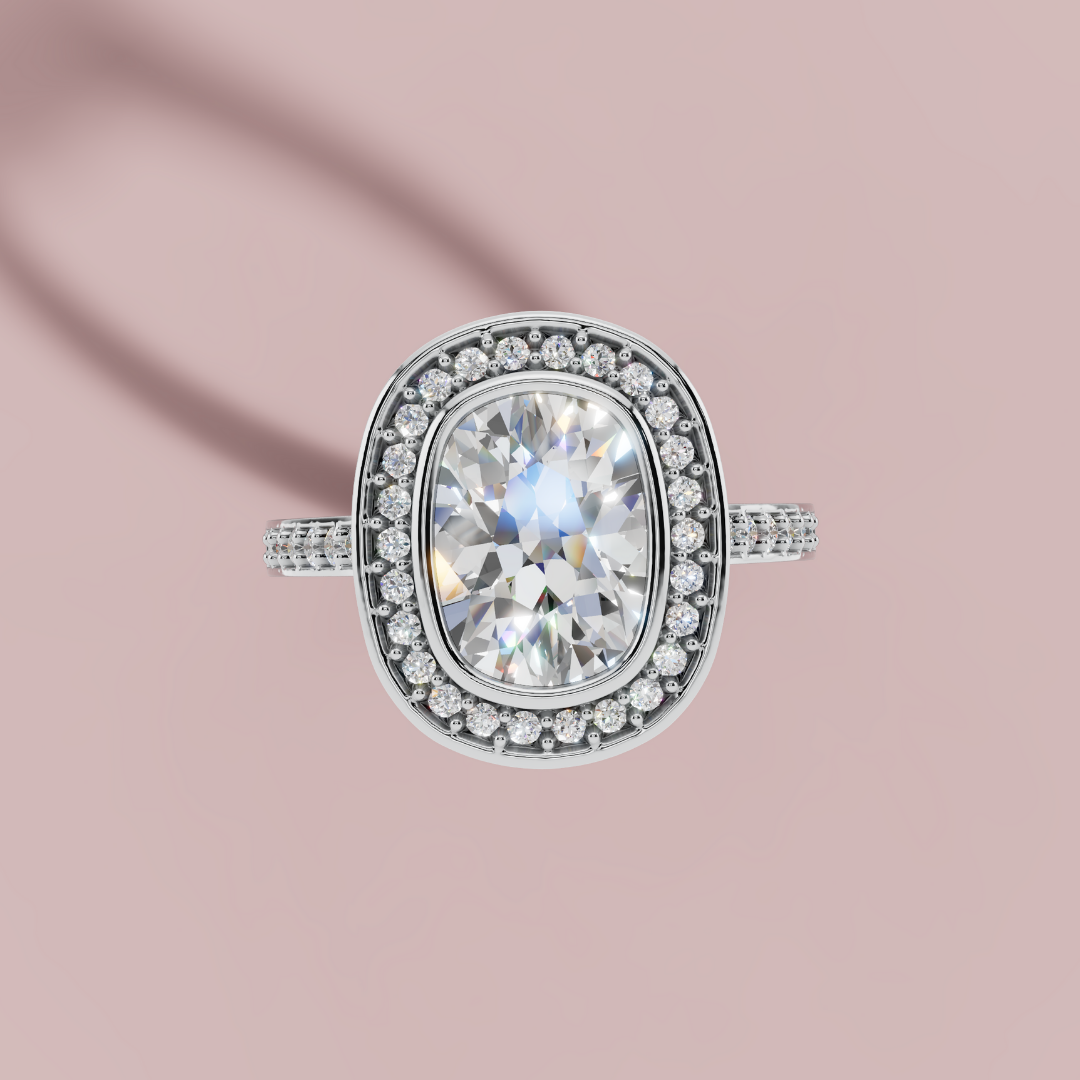 Cushion Radiance Ring