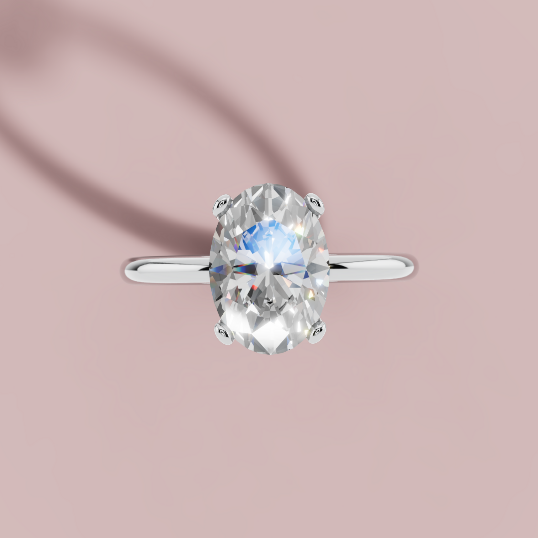 Elegant Oval Brilliance Ring