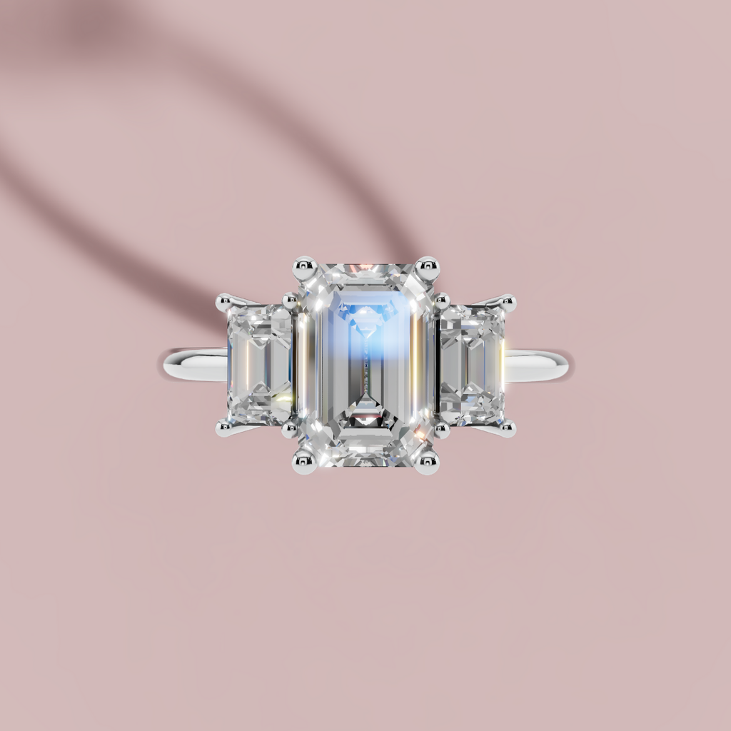 Emerald Trellis Ring