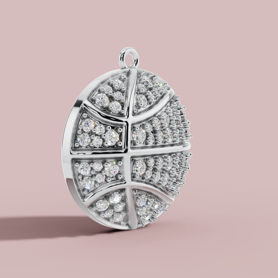 The Basketball Charm Necklace