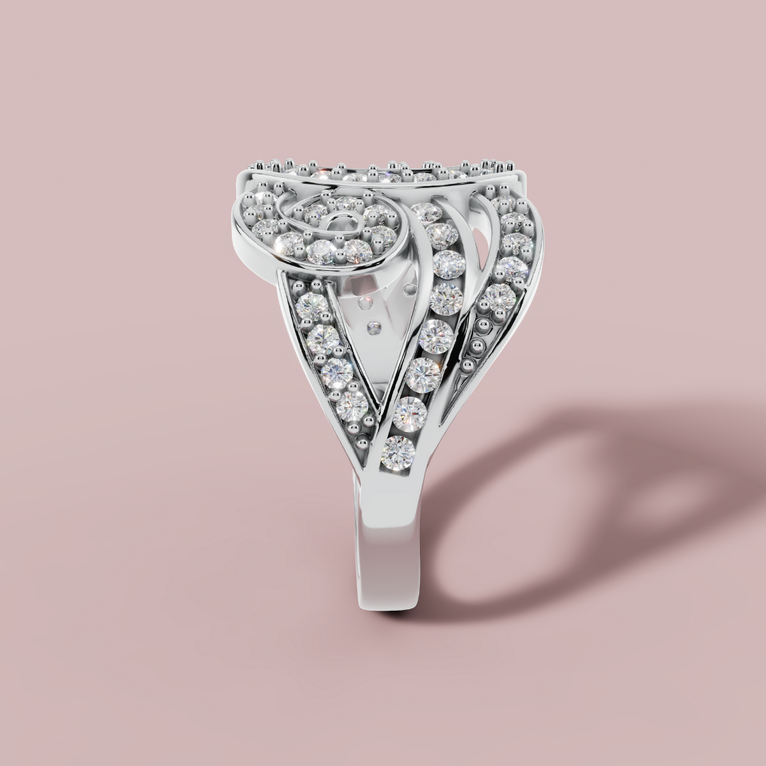 Timeless Swirls Ring