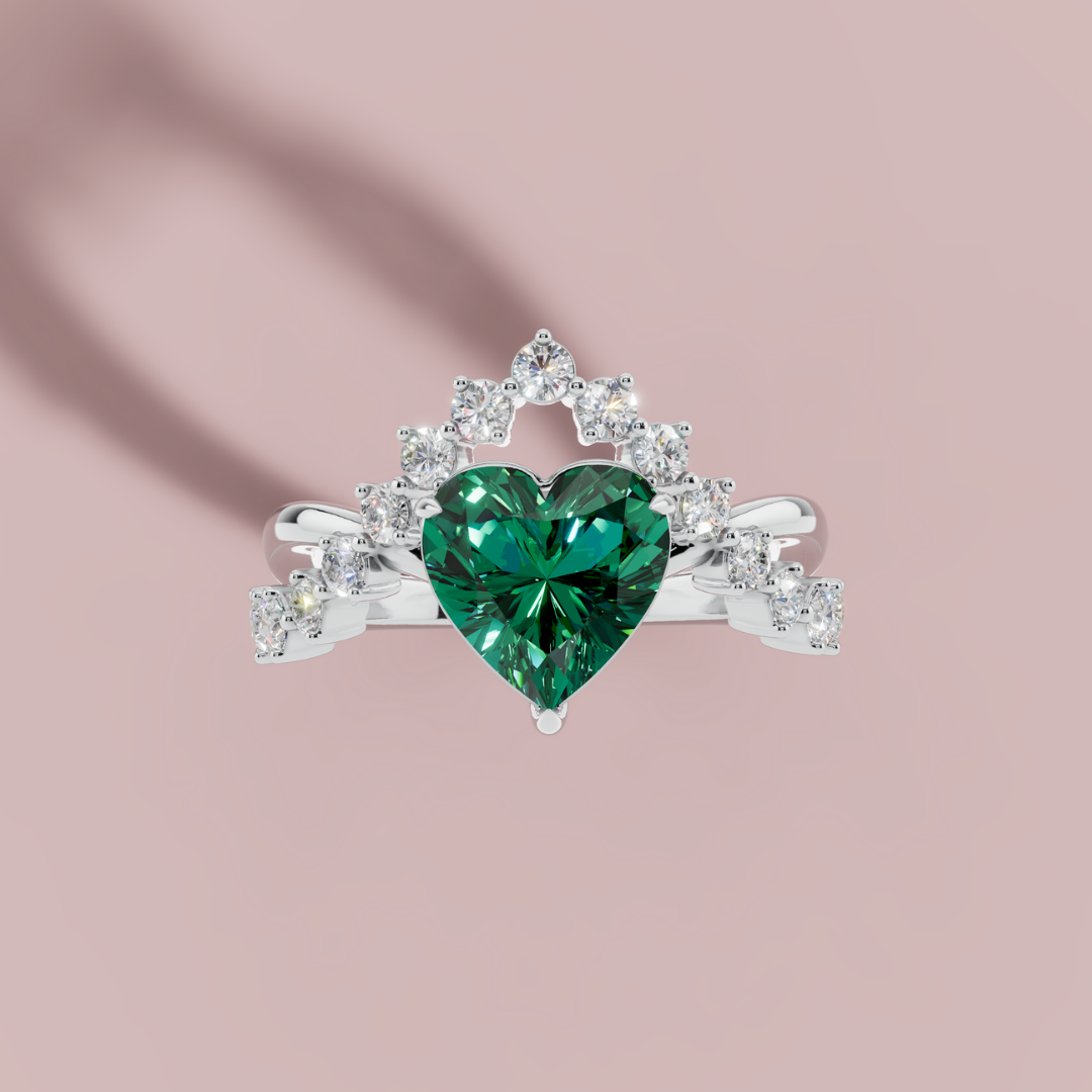 Elaria Green Ring