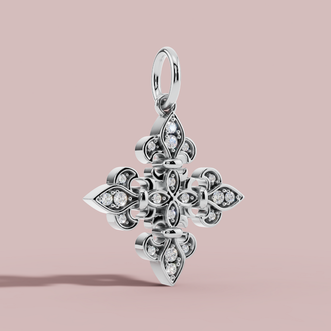 The Rhomboid Designer Charm Necklace