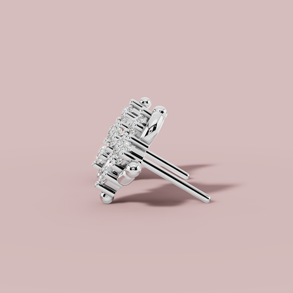 Mystic Swirl Stud Earrings