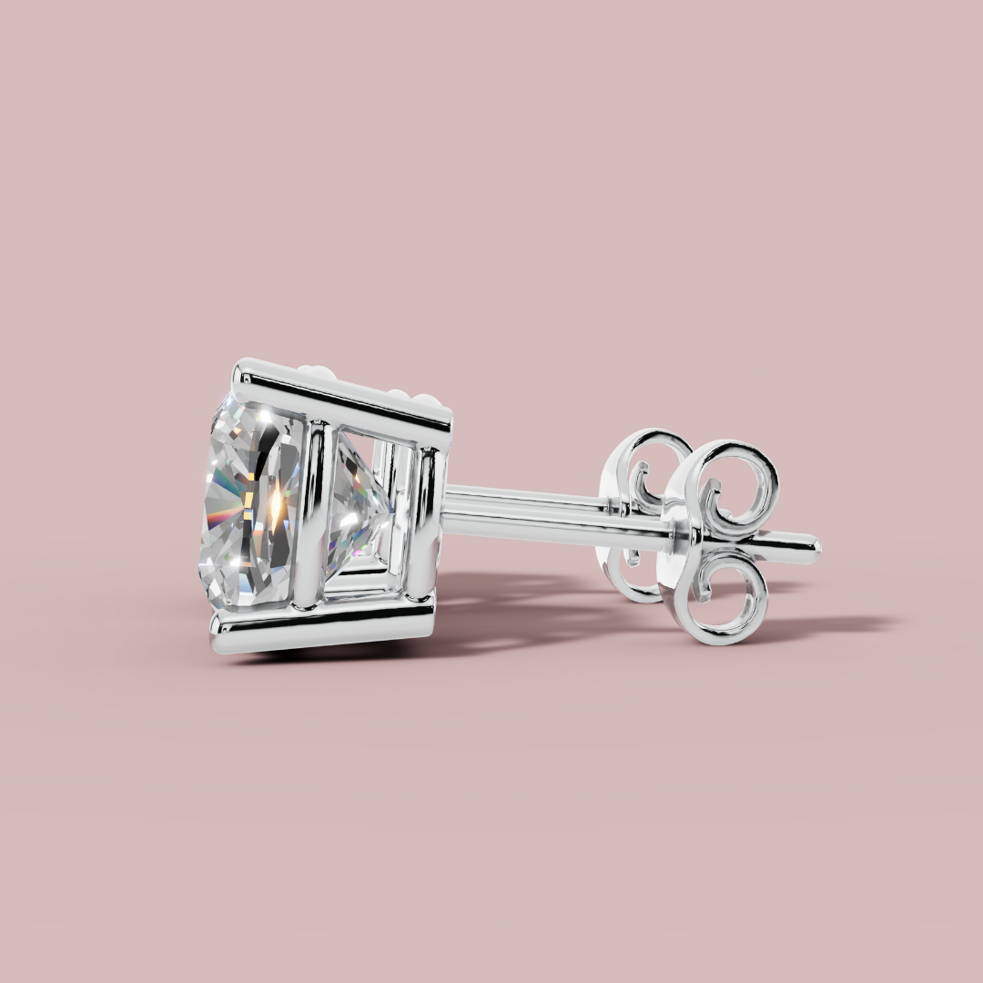 Classic Cushion Stud Earrings