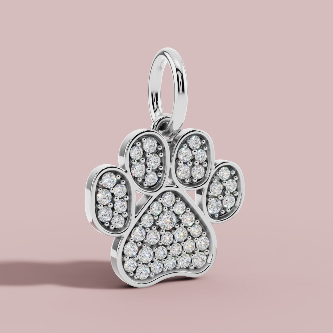 The Cat Paw Charm Necklace