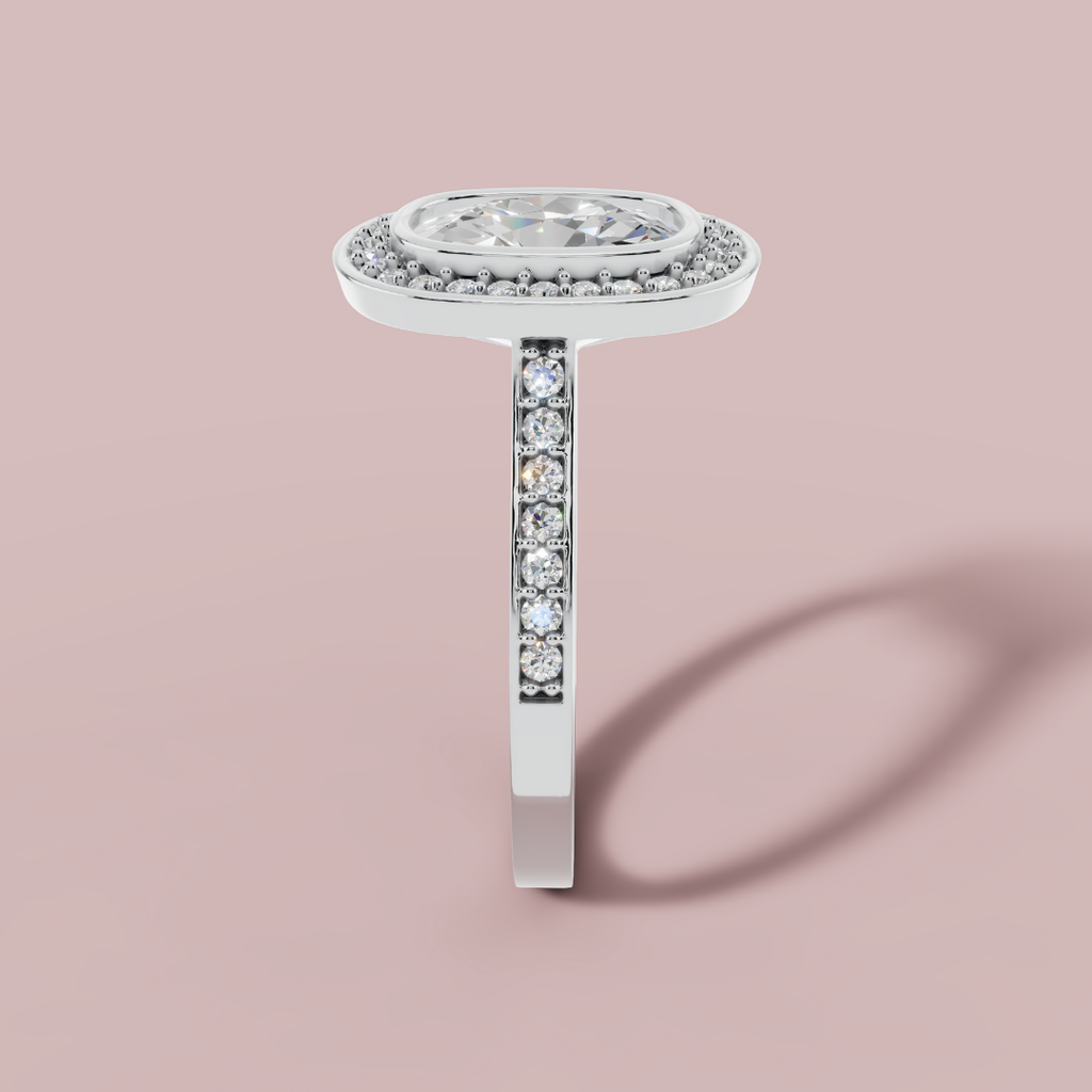 Cushion Radiance Ring