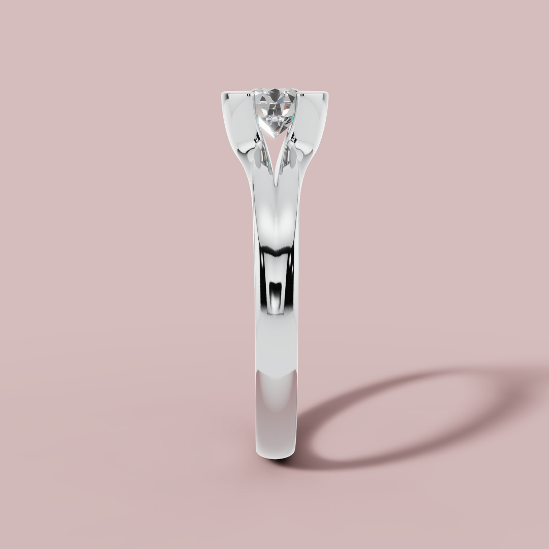 Aurielle Half Bezel Ring
