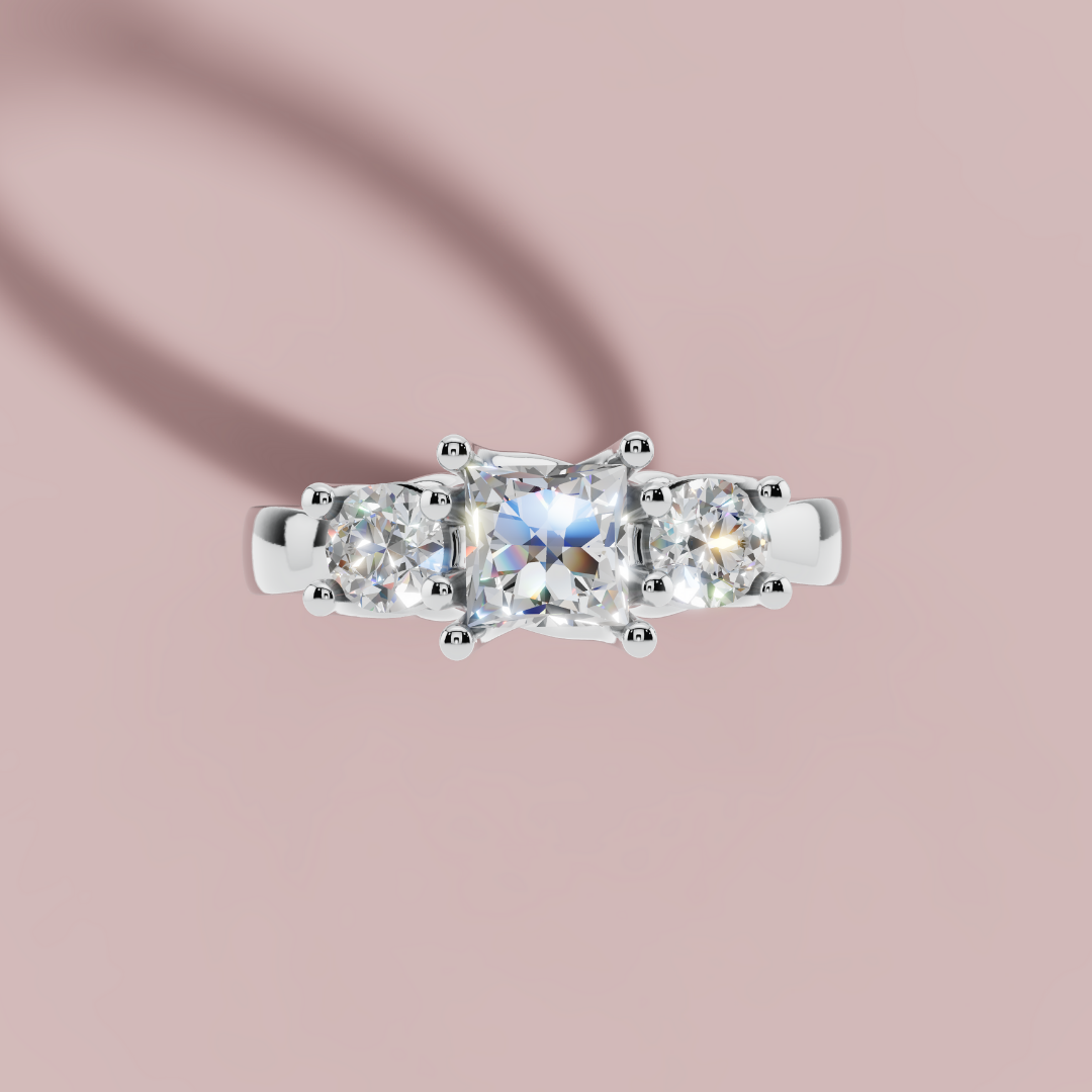 Sparkling Trellis Ring